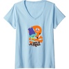 image:imageWomens Trolls Trick Or Troll VNeck TShirtBaby Blue