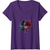 image:imageWomens Trolls World Tour  Branch and Poppy Float VNeck TShirtPurple