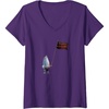 image:imageWomens Trolls World Tour  Guy Diamond Tiny Diamond VNeck TShirtPurple
