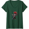 image:imageWomens Trolls World Tour  Queen Barb VNeck TShirtDark Green