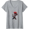 image:imageWomens Trolls World Tour  Queen Barb VNeck TShirtHeather Grey