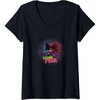 image:imageWomens Trolls World Tour  Scary Pair VNeck TShirtBlack