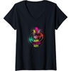 image:imageWomens Trolls World Travel  Schlechter Schreckentag VNeck TShirtBlack