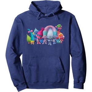 image:imageDreamWorks Trolls All Troll Friends Pullover HoodieNavy Blue