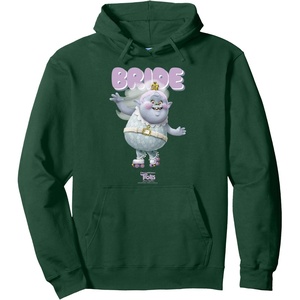 image:imageDreamWorks Trolls Band Together Bride Bridget Pullover HoodieDark Green