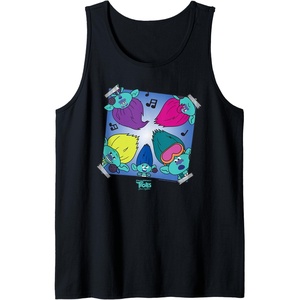 image:imageDreamWorks Trolls Band Together BroZone Album Cover Tank TopBlack