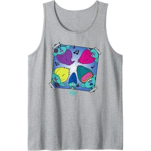 image:imageDreamWorks Trolls Band Together BroZone Album Cover Tank TopHeather Grey