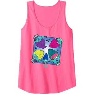 image:imageDreamWorks Trolls Band Together BroZone Album Cover Tank TopNeon Pink