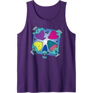 image:imageDreamWorks Trolls Band Together BroZone Album Cover Tank TopPurple