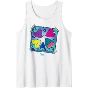 image:imageDreamWorks Trolls Band Together BroZone Album Cover Tank TopWhite