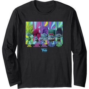 image:imageDreamWorks Trolls Band Together BroZone Band Members Long Sleeve TShirtBlack