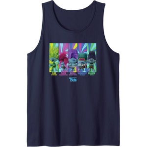 image:imageDreamWorks Trolls Band Together BroZone Band Members Tank TopNavy Blue