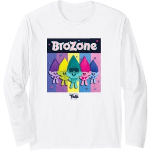 image:imageDreamWorks Trolls Band Together BroZone Long Sleeve TShirtWhite
