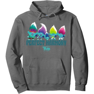 image:imageDreamWorks Trolls Band Together BroZone Perfect Harmony Pullover HoodieAsphalt Grey