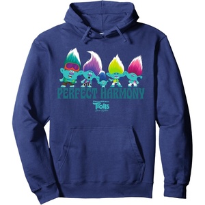 image:imageDreamWorks Trolls Band Together BroZone Perfect Harmony Pullover HoodieNavy Blue