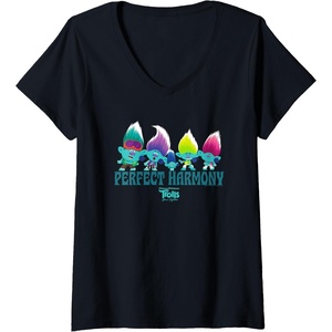 image:imageDreamWorks Trolls Band Together BroZone Perfect Harmony VNeck TShirtBlack