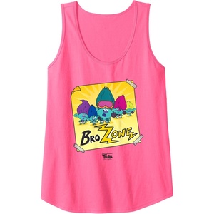 image:imageDreamWorks Trolls Band Together BroZone Poster Tank TopNeon Pink