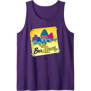 image:imageDreamWorks Trolls Band Together BroZone Poster Tank TopPurple