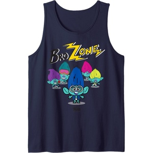 image:imageDreamWorks Trolls Band Together BroZone Spotlight Tank TopNavy Blue