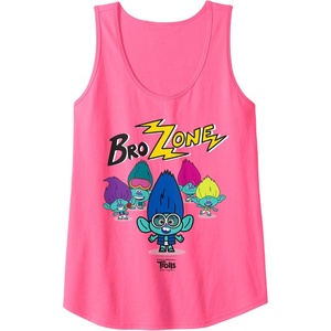 image:imageDreamWorks Trolls Band Together BroZone Spotlight Tank TopNeon Pink