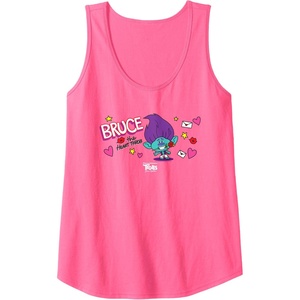 image:imageDreamWorks Trolls Band Together BroZone Spruce Bruce Tank TopNeon Pink