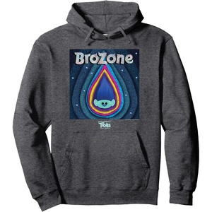 image:imageDreamWorks Trolls Band Together Brozone Baby Branch Pullover HoodieDark Heather Grey