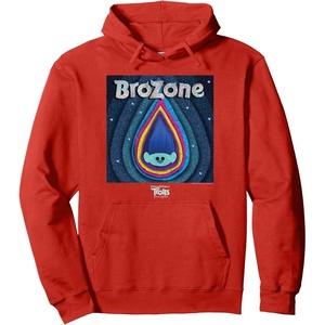 image:imageDreamWorks Trolls Band Together Brozone Baby Branch Pullover HoodieRed