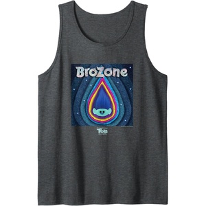 image:imageDreamWorks Trolls Band Together Brozone Baby Branch Tank TopDark Heather Grey