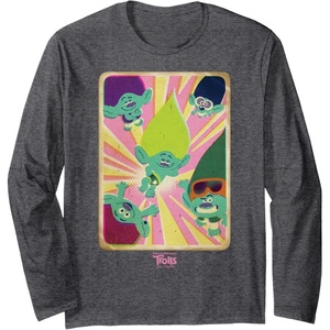 image:imageDreamWorks Trolls Band Together Brozone Long Sleeve TShirtDark Heather Grey