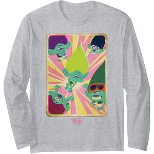 image:imageDreamWorks Trolls Band Together Brozone Long Sleeve TShirtHeather Grey