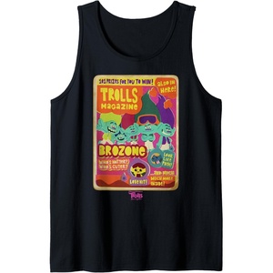 image:imageDreamWorks Trolls Band Together Brozone Magazine Cover Tank TopBlack