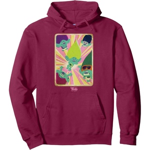 image:imageDreamWorks Trolls Band Together Brozone Pullover HoodieBurgundy