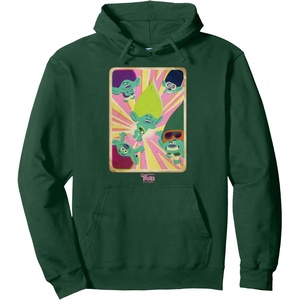 image:imageDreamWorks Trolls Band Together Brozone Pullover HoodieDark Green
