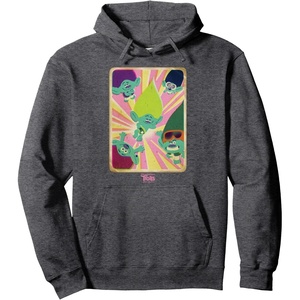 image:imageDreamWorks Trolls Band Together Brozone Pullover HoodieDark Heather Grey