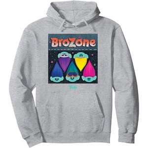 image:imageDreamWorks Trolls Band Together Brozone Pullover HoodieHeather Grey