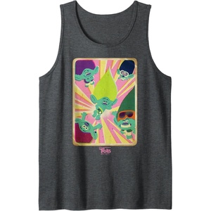 image:imageDreamWorks Trolls Band Together Brozone Tank TopDark Heather Grey