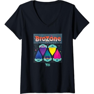 image:imageDreamWorks Trolls Band Together Brozone VNeck TShirtBlack
