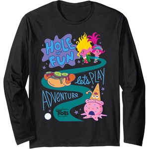 image:imageDreamWorks Trolls Band Together Hole N Fun Long Sleeve TShirtBlack