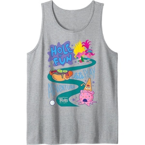 image:imageDreamWorks Trolls Band Together Hole N Fun Tank TopHeather Grey