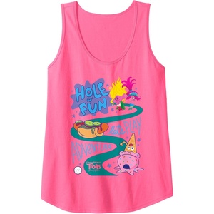 image:imageDreamWorks Trolls Band Together Hole N Fun Tank TopNeon Pink
