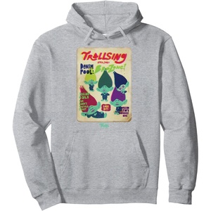 image:imageDreamWorks Trolls Band Together Magazine Cover Pullover HoodieHeather Grey