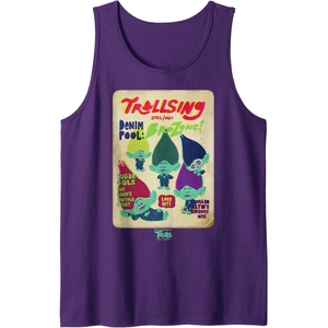 image:imageDreamWorks Trolls Band Together Magazine Cover Tank TopPurple