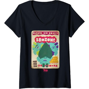 image:imageDreamWorks Trolls Band Together Magazine Cover VNeck TShirtBlack