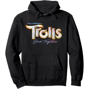 image:imageDreamWorks Trolls Band Together Movie Logo Pullover HoodieBlack