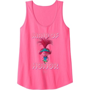image:imageDreamWorks Trolls Band Together Poppy Made of Honor Tank TopNeon Pink