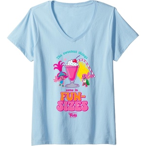 image:imageDreamWorks Trolls Band Together Poppy Viva Sweetest Things VNeck TShirtBaby Blue
