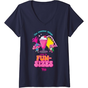 image:imageDreamWorks Trolls Band Together Poppy Viva Sweetest Things VNeck TShirtNavy Blue