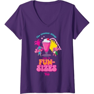 image:imageDreamWorks Trolls Band Together Poppy Viva Sweetest Things VNeck TShirtPurple