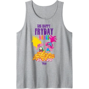 image:imageDreamWorks Trolls Band Together Poppy and Viva Fryday Dance Tank TopHeather Grey