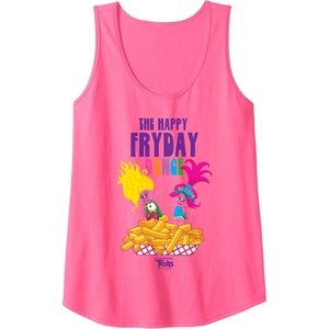image:imageDreamWorks Trolls Band Together Poppy and Viva Fryday Dance Tank TopNeon Pink
